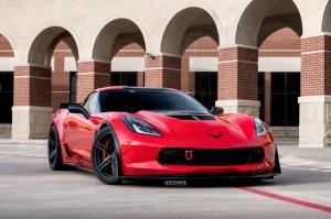 Chevrolat Corvette Z06 on Strasse Wheels 2019 года
